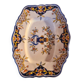 Grand plat en faïence de Desvres