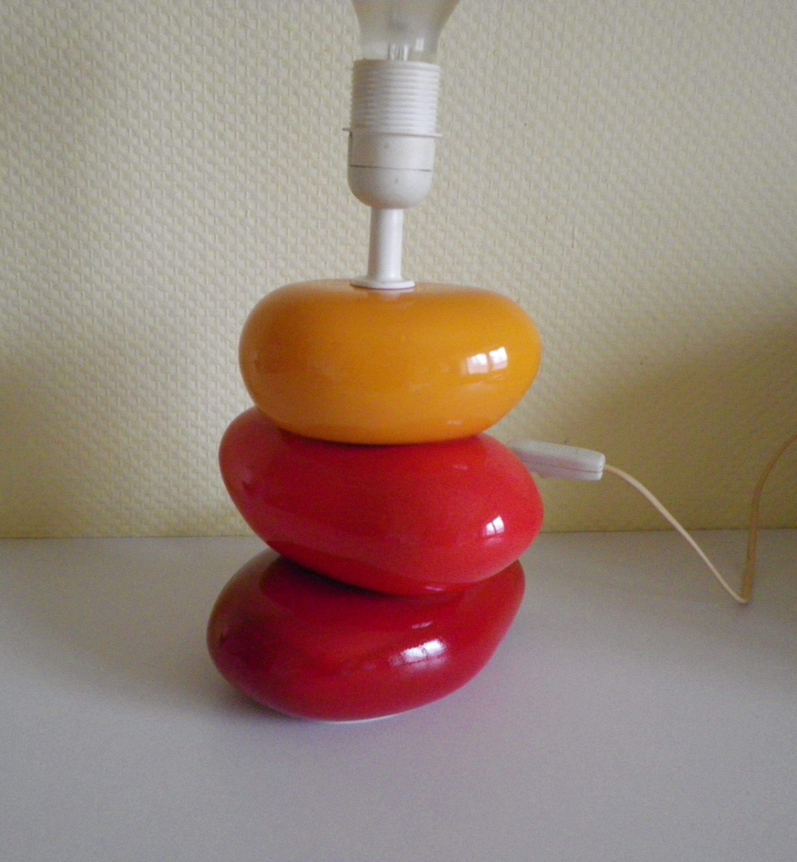 Pied de lampe 3 galets portugal
