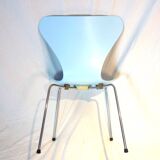 Chaise mod. 3107  Arne Jacobsen  Azur