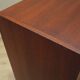 Buffet haut en teck, design danois, années 1970, fabriqué par ES Møbler