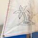 Tirot brand basin sailboat, model 202, vintage toy.