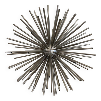 Monumental sculpture Curtis Jere "Asteroid", steel tubes, USA 1970