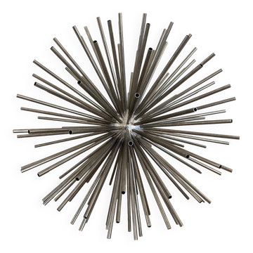 Monumental sculpture Curtis Jere "Asteroid", steel tubes, USA 1970