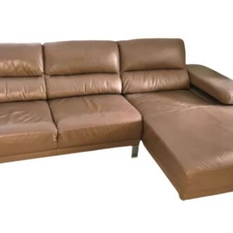 Leather corner sofa