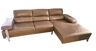 Leather corner sofa