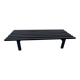 Mid-century modern Japandi black slat bench coffee table by Martin Visser for 't Spectrum, 1960s