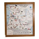 Old school poster mdi 60s west coast