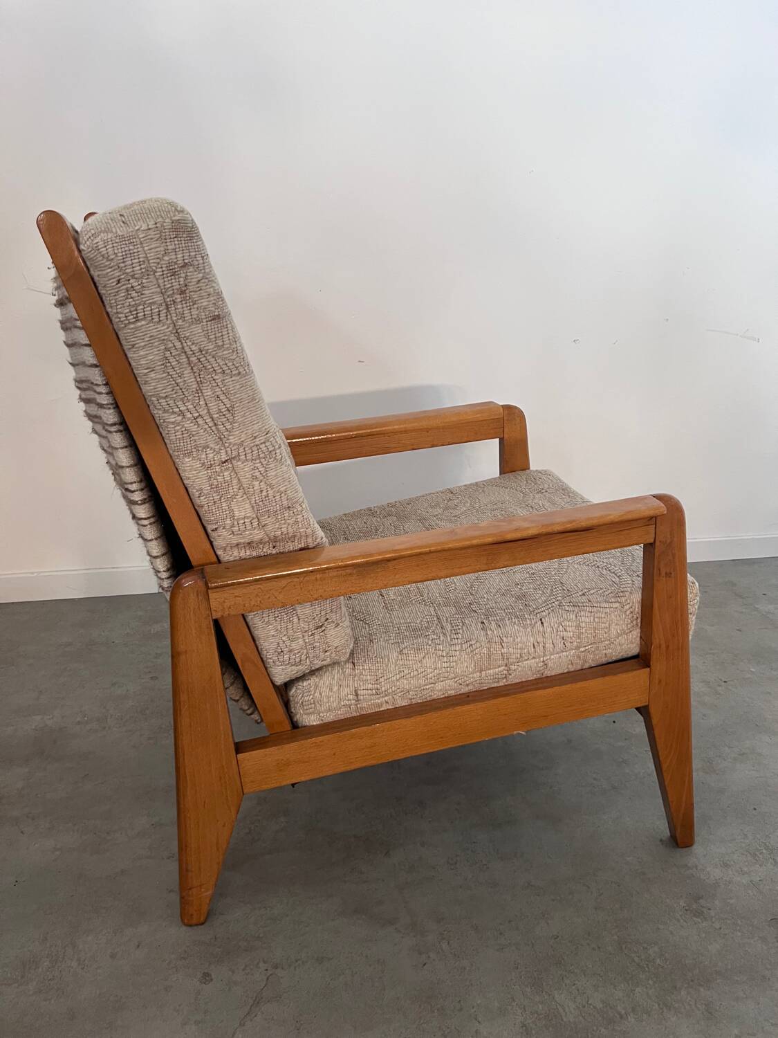 Lot 2 designer reconstruction rest armchairs from the 50s Free-Span / Guariche vintage