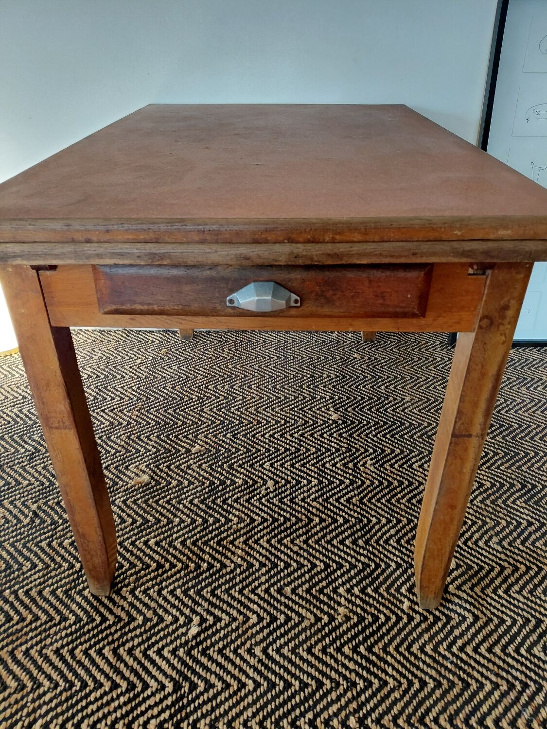 Old farmhouse table from the 1950s