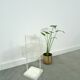 White metal vintage umbrella holder, umbrella stand