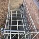 Wrought iron cot