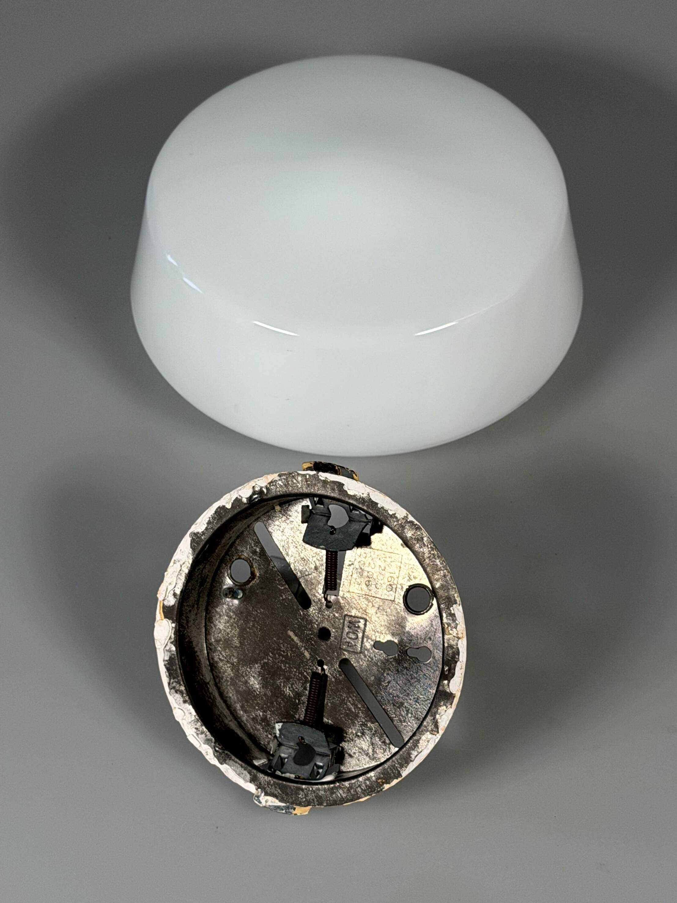 1950s 1960s Ceiling Light Flush Mount from RZB Leuchten Germany Mid Century