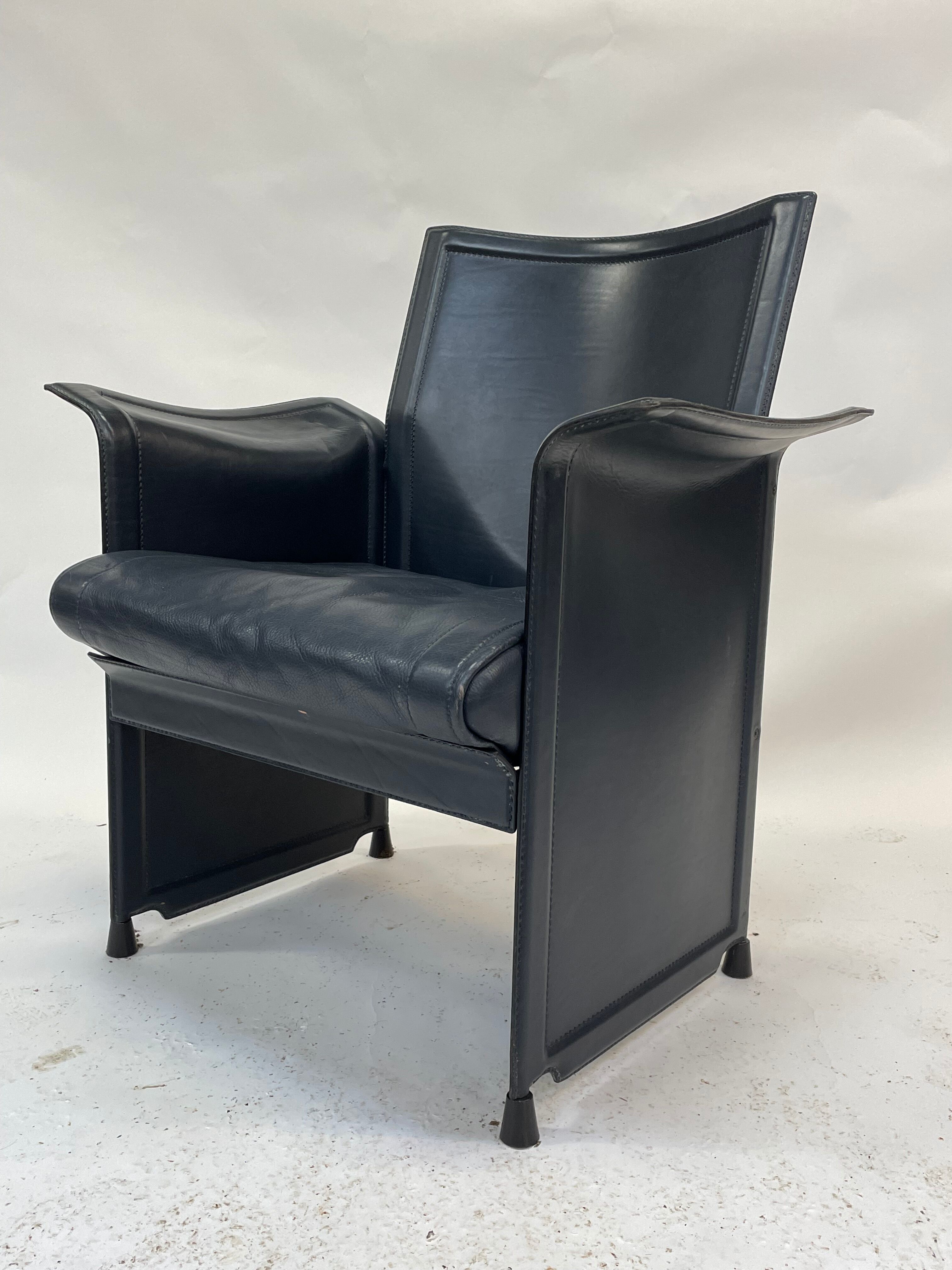 Vintage Tito Agnoli for Matteo Grassi dining chair Design