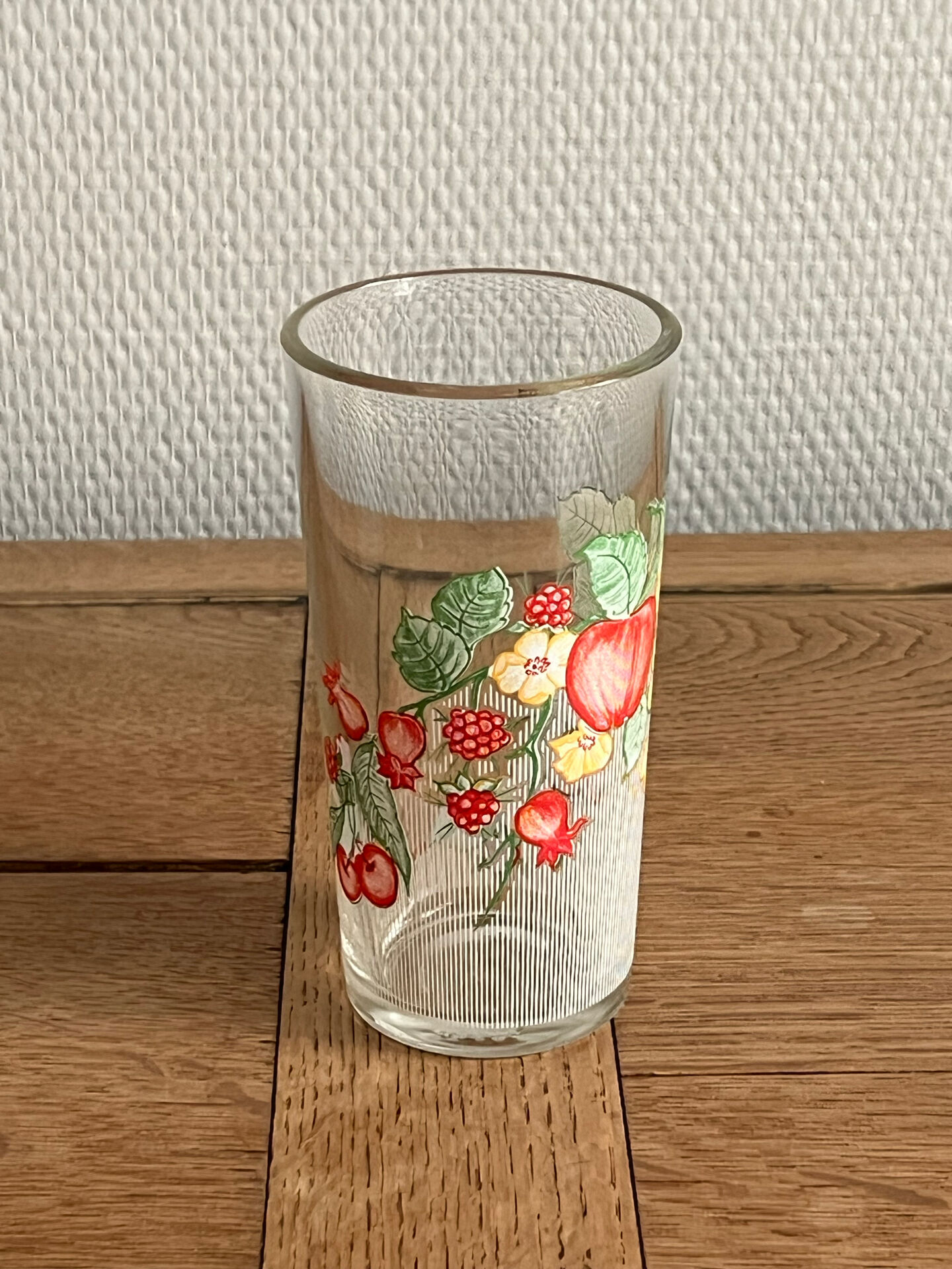 6 vintage orangeade glasses made in Italy