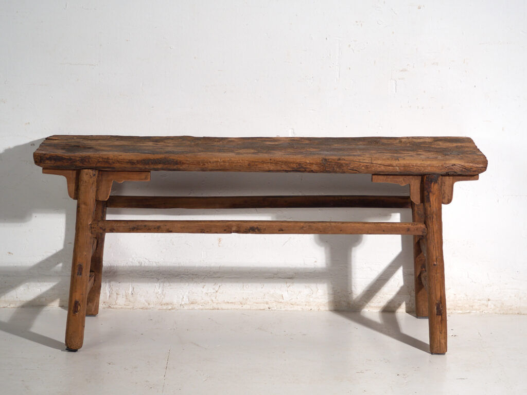 Old pine wood coffee table – China, around 1900