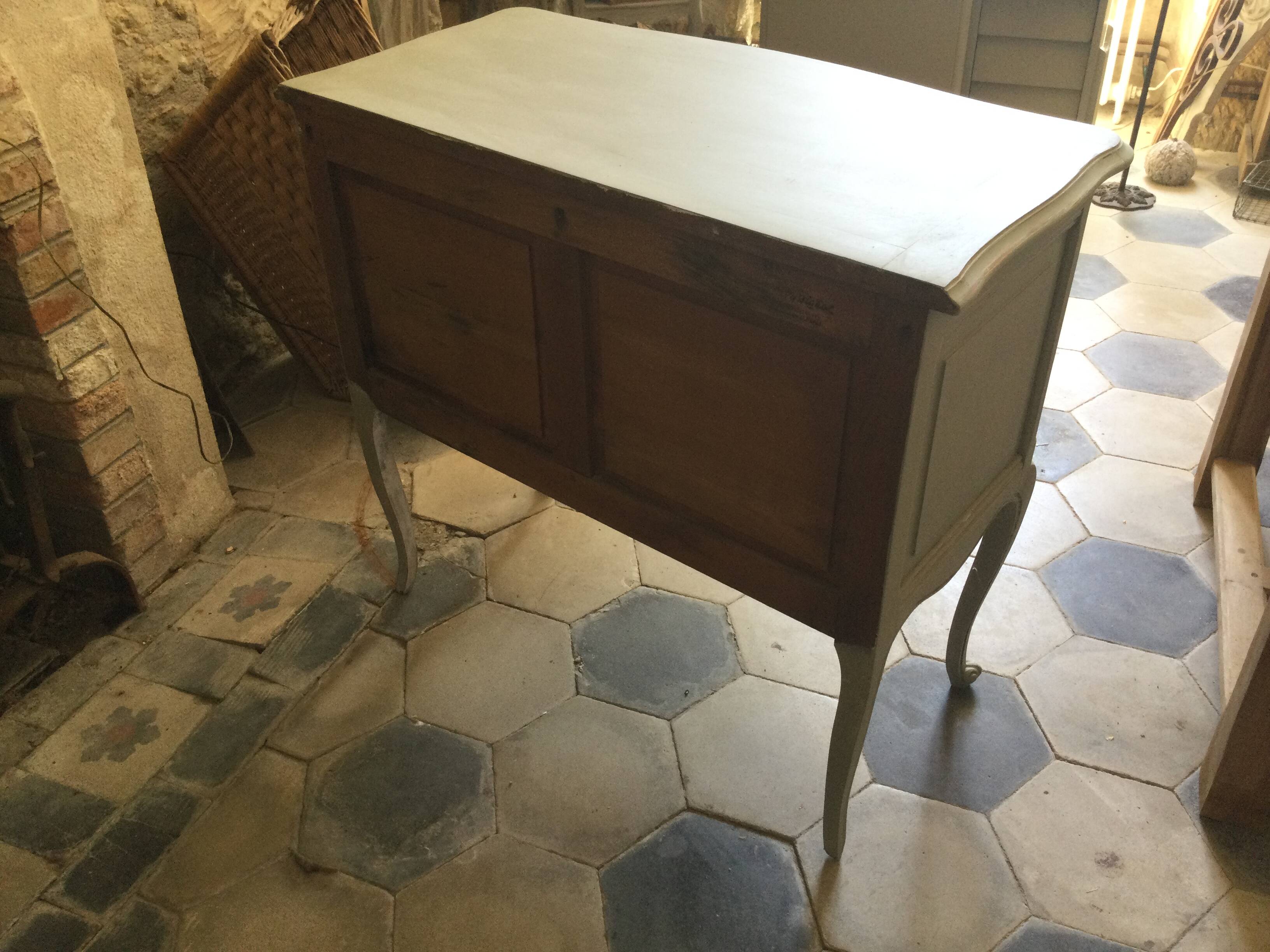 Antique patinated chest of drawers