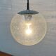 Vintage German glass pendant light Space Age Ah 105 by Peill & Putzler, 1970s.
