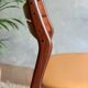 Scandinavian chair Erik Buch in teak and leather