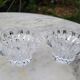 Paire de bougeoirs en cristal