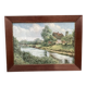 Peinture à l’huile sur isorel signée M.Höpflinoer impressionniste