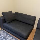 Home Spirit modular sofa in anthracite fabric – contemporary design