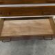 1960s chest of drawers with splayed legs and 4 drawers, refurbished