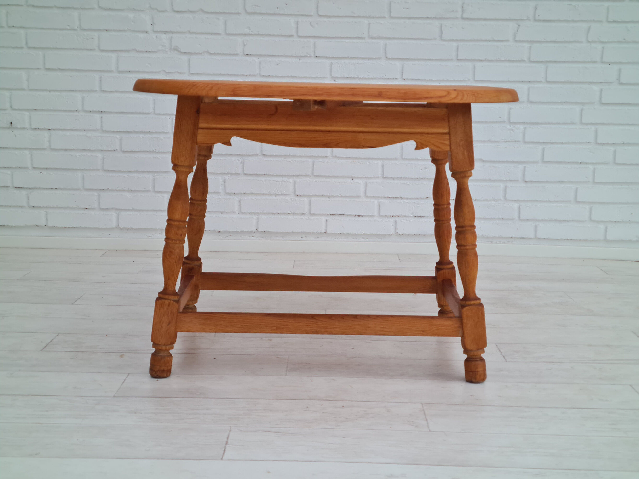 60s, coffee table, Danish design, Henning Kjærnulf style, oak, original very good condition