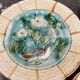 3 antique slipware plates