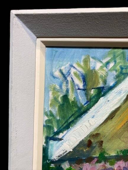 Peinture au couteau signée Moun-Pollat