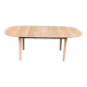 Renovated Scandinavian dining table in raw teak - Made in Denmark