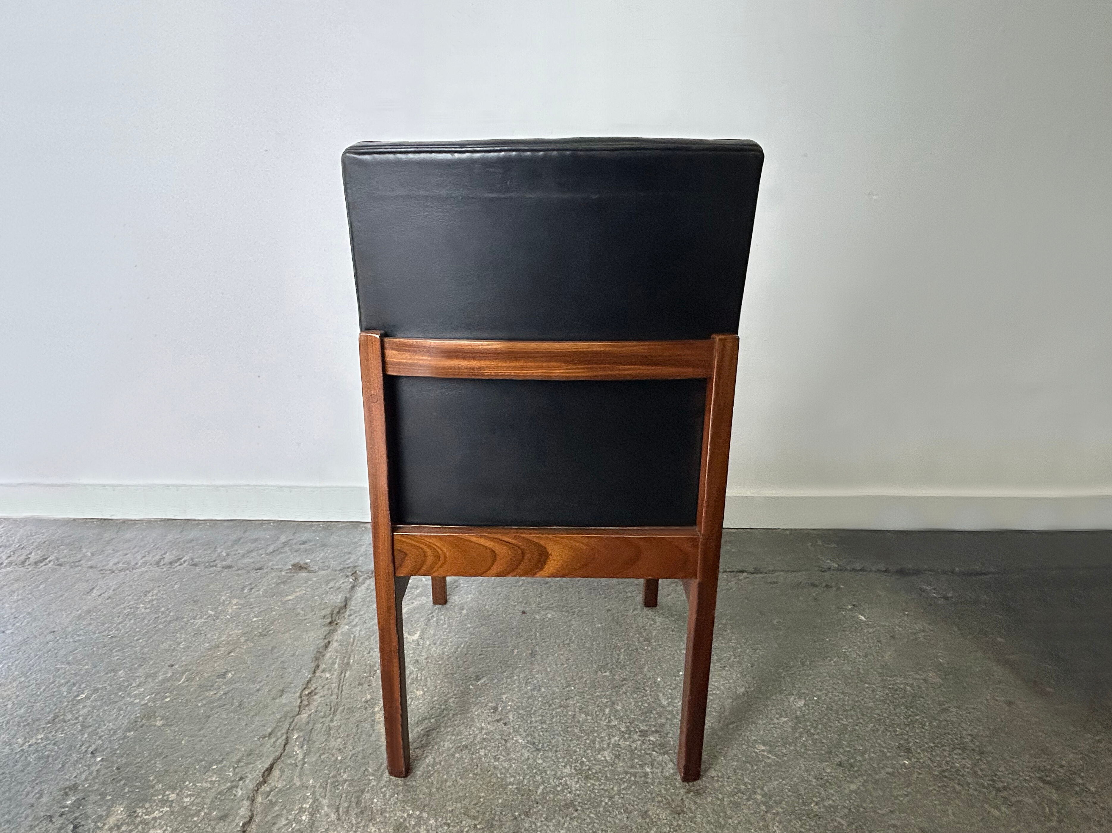 Set of 4 Mid-Century 1960s solid teak dining chairs by Peter Hayward for Va