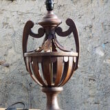 Pied de lampe en bois H56