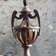 Pied de lampe en bois H56