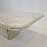 Table basse en marbre italien, années 1970