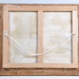 Oil painting of booksellers on the quays of Paris, 1948