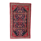 Handmade vintage Persian Hamadan rug 74cm x 129cm, 1960s