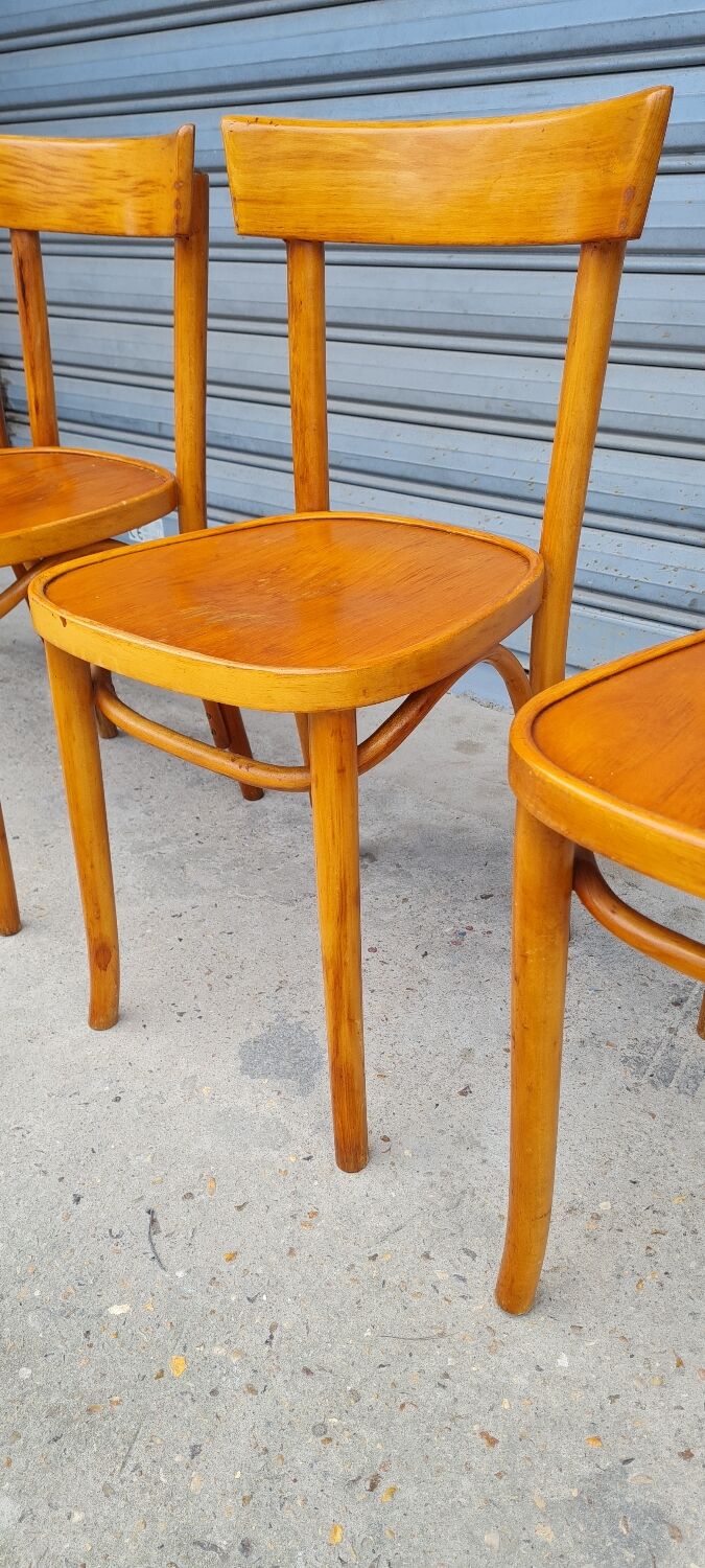 Set of 4 Baumann bistro chairs