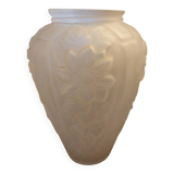 Art Deco pressed glass vase