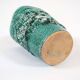 Fat lava turquoise vase