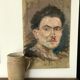 Oil painting on paper