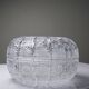 Large vintage "Queen's Lace" chiseled Bohemian crystal box