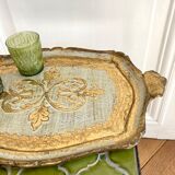 Top in gilded Florentine wood