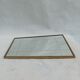 Mirror in a brass frame, dating back to the 1960s