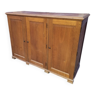 3-door solid oak sideboard