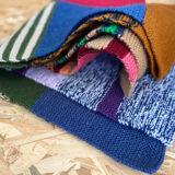 Plaid patchwork en laine