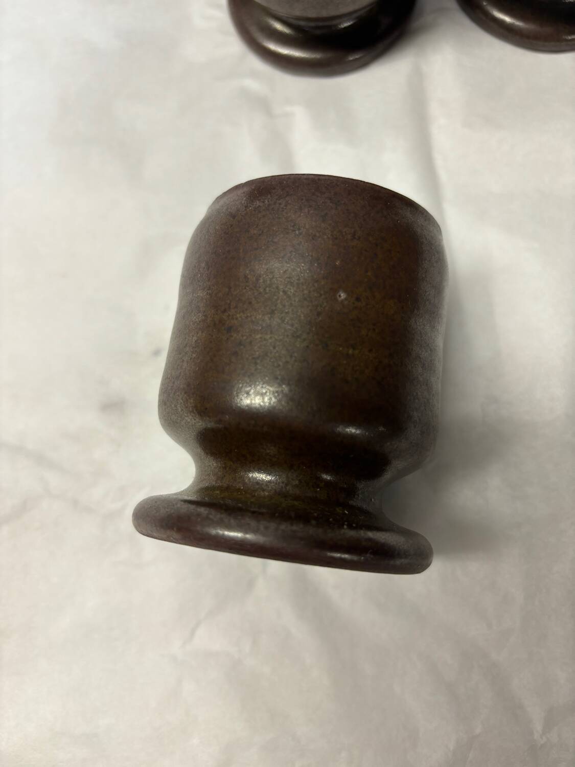 Set of 6 stoneware cups or glasses