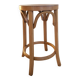 Vintage baumann stool in curved wood - 1960s design