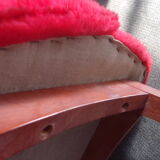 red moumoutte fabric chair 1960