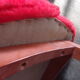 red moumoutte fabric chair 1960