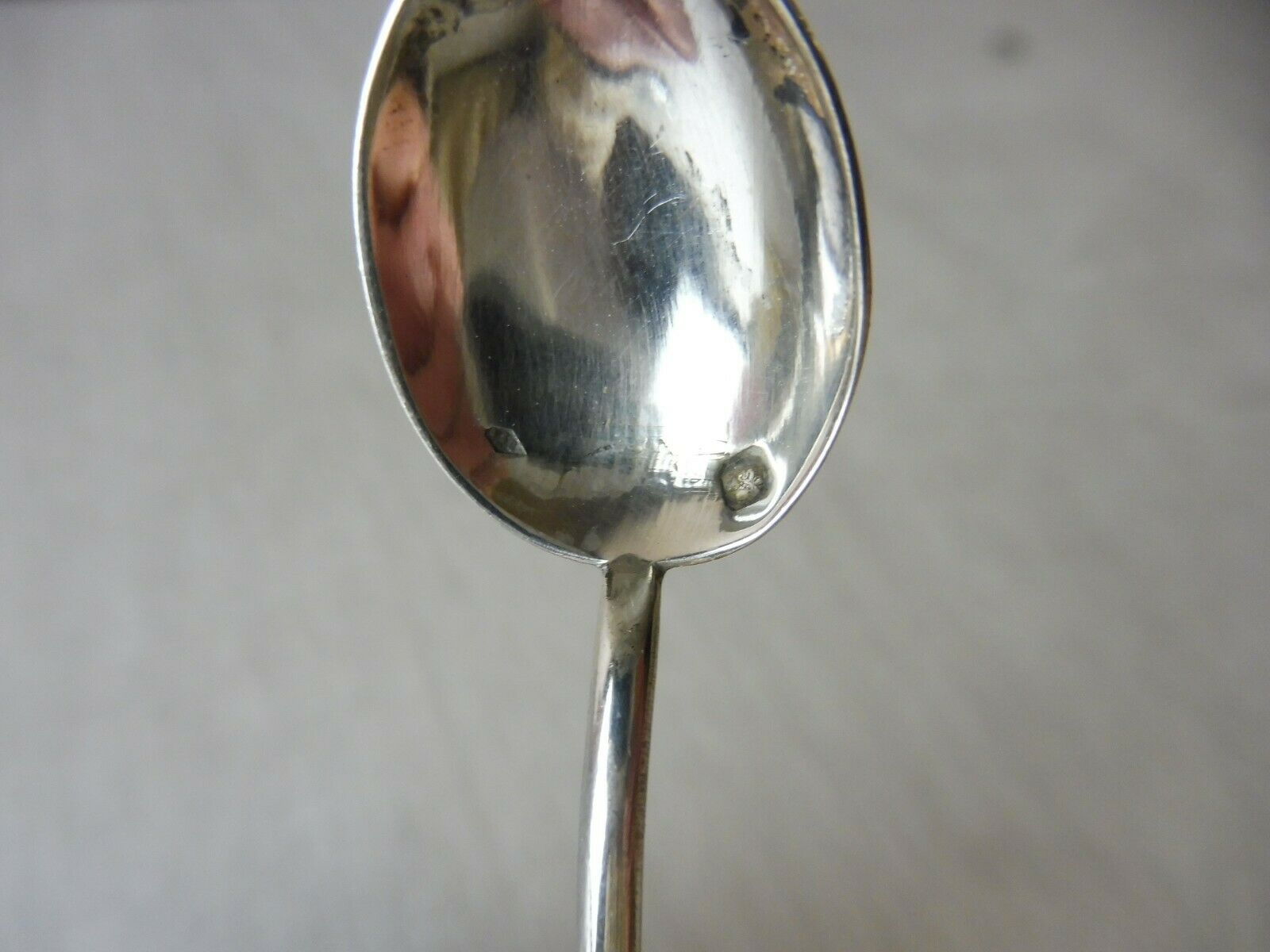 Lot of 6 old mocha spoons silver
